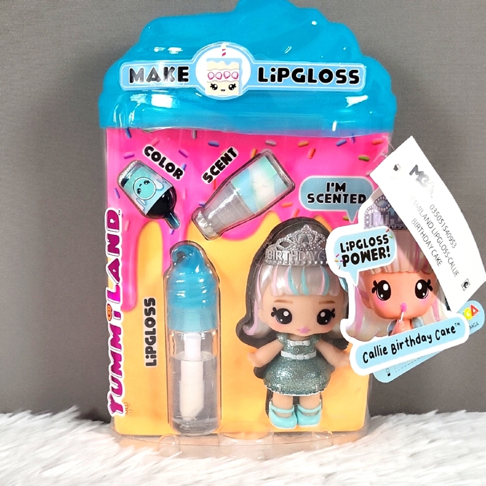 Yummiland LipGloss Doll CALLIE BIRTHDAY CAKE BRAND NEW
